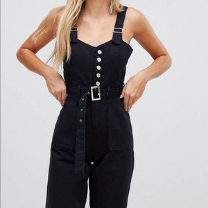 MISGUIDED DENIM JUMPSUIT